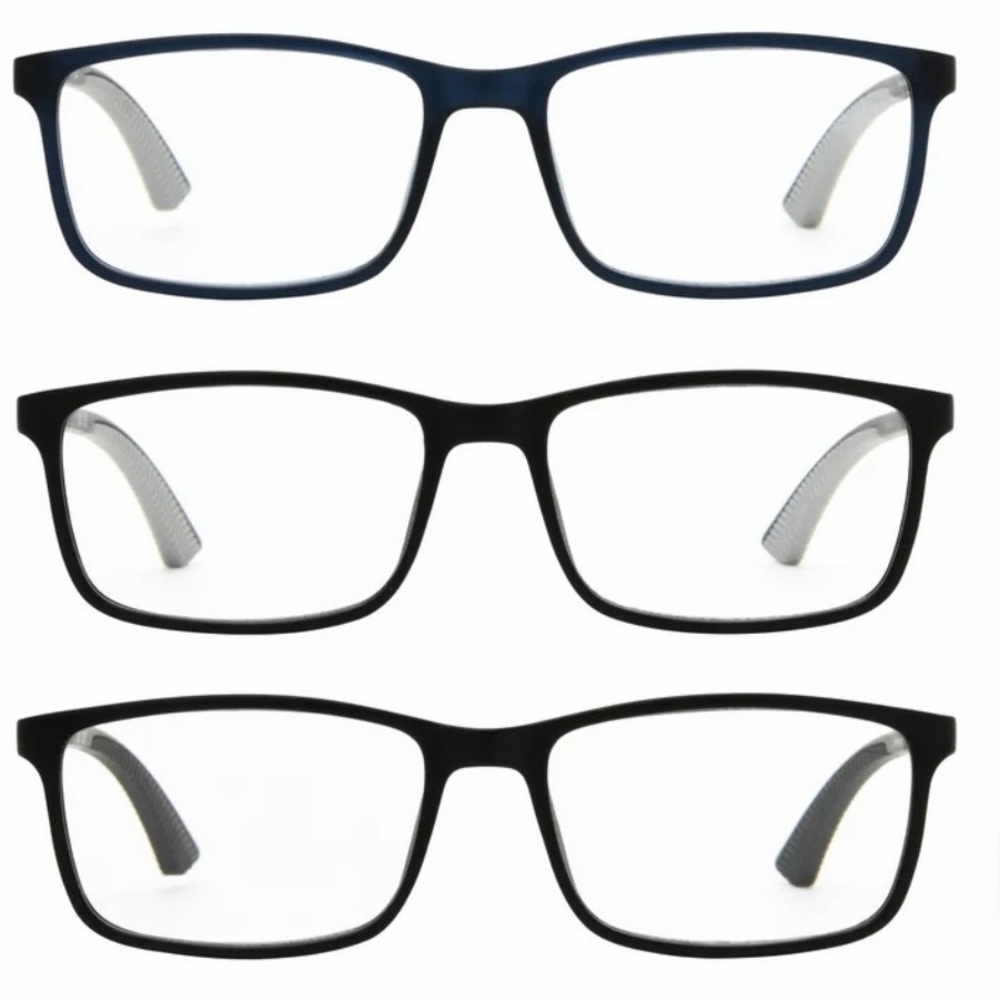 Foster Grant Design Optics #666 +1.25 Reading Glasses 3 - Pack Like New